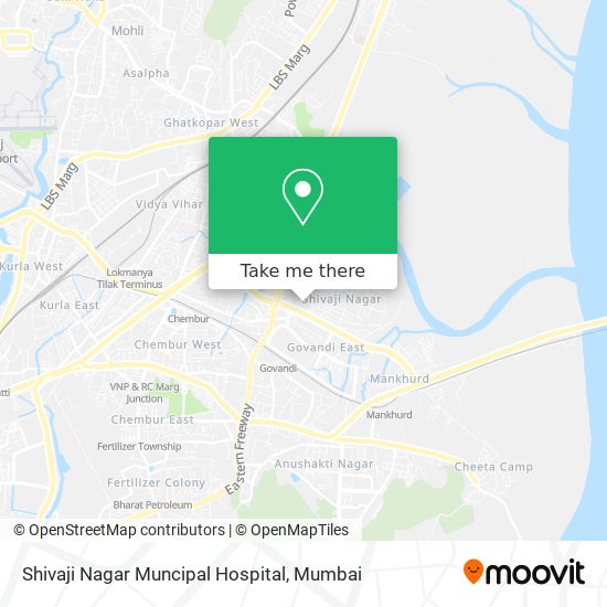 Shivaji Nagar Muncipal Hospital map