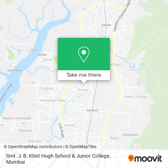 Smt. J. B. Khot Hugh School & Junior College map