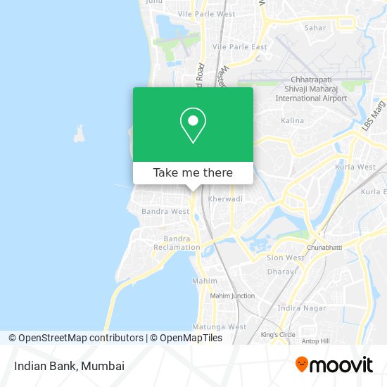 Indian Bank map