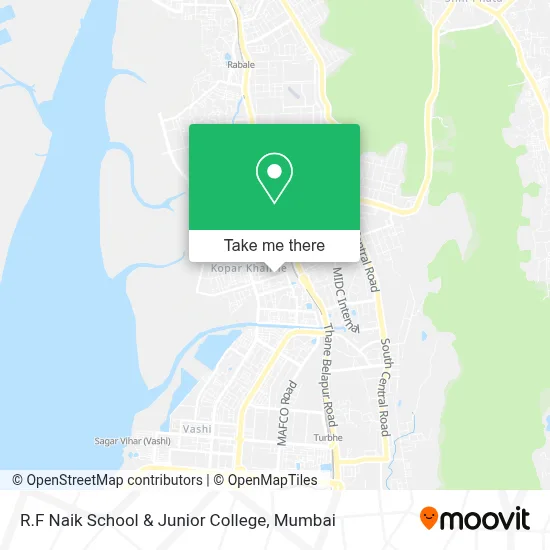 R.F Naik School & Junior College map