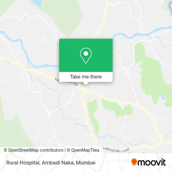 Rural Hospital, Ambadi Naka map
