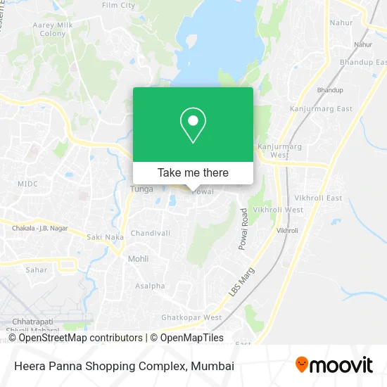 Heera Panna Shopping Complex map