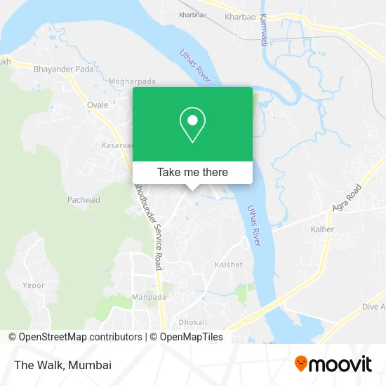 The Walk map