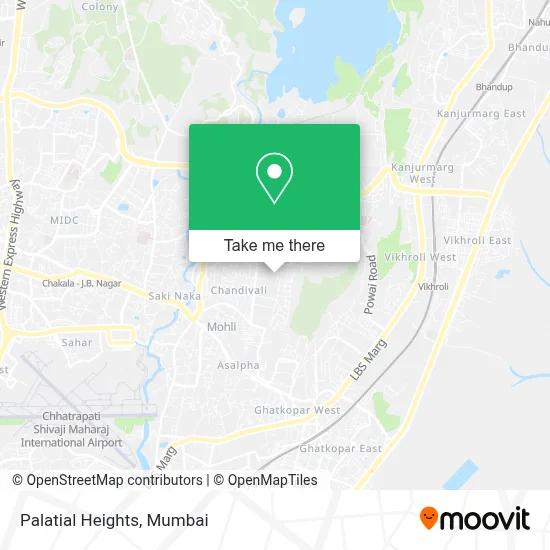 Palatial Heights map