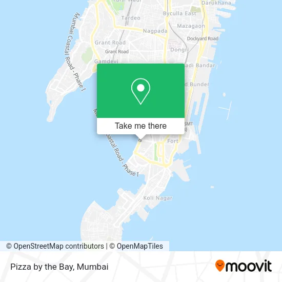 Pizza by the Bay map