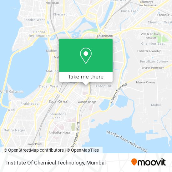 Institute Of Chemical Technology map