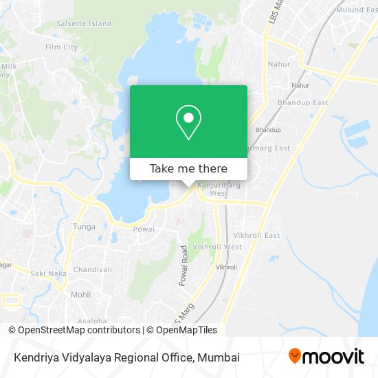 Kendriya Vidyalaya Regional Office map