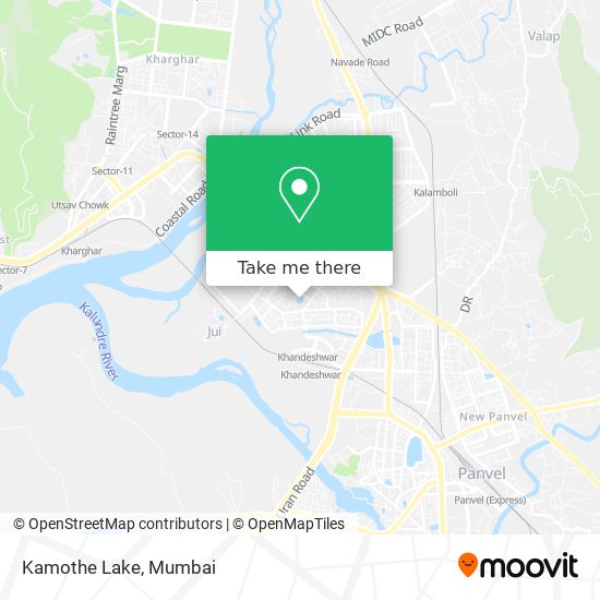 Kamothe Lake map