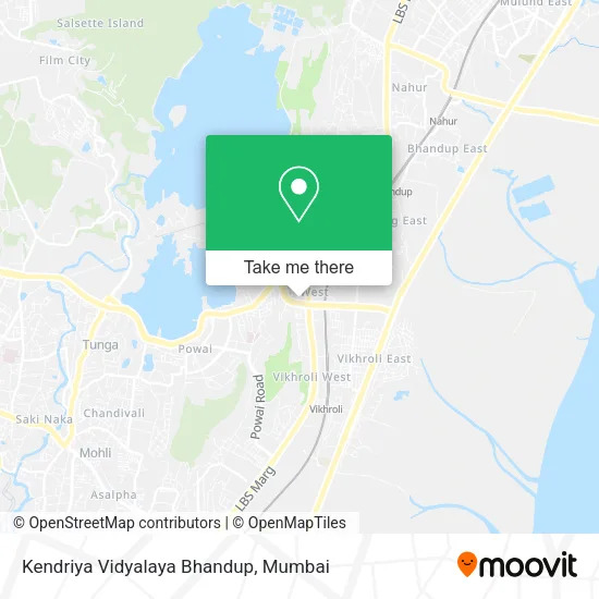 Kendriya Vidyalaya Bhandup map
