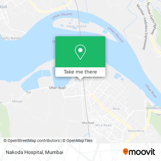 Nakoda Hospital map
