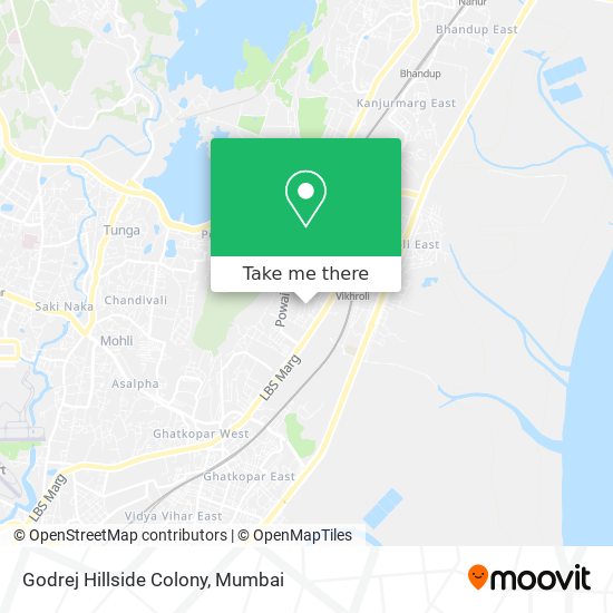 Godrej Hillside Colony map