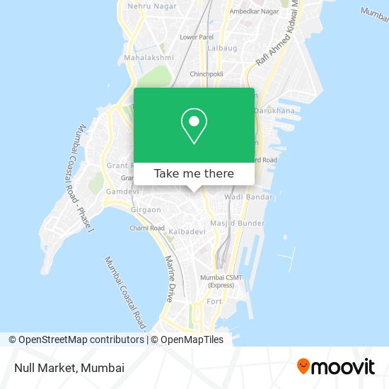 Null Market map