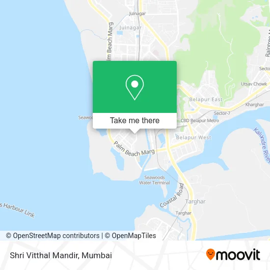 Shri Vitthal Mandir map
