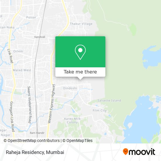 Raheja Residency map