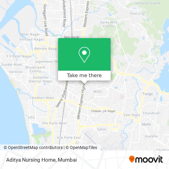 Aditya Nursing Home map