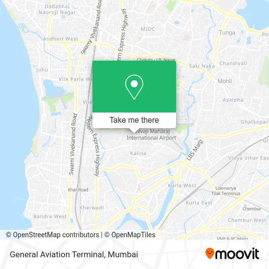General Aviation Terminal map
