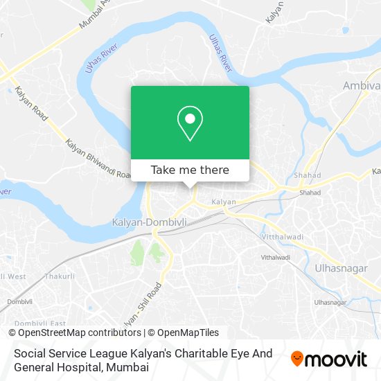 Social Service League Kalyan's Charitable Eye And General Hospital map