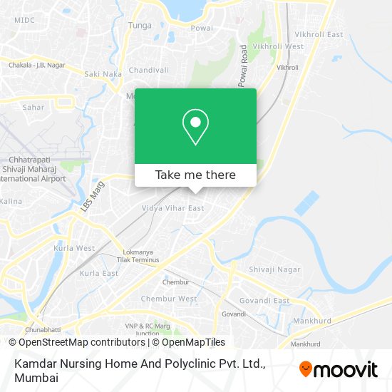 Kamdar Nursing Home And Polyclinic Pvt. Ltd. map