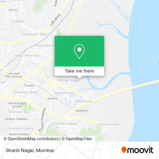 Shanti Nagar map