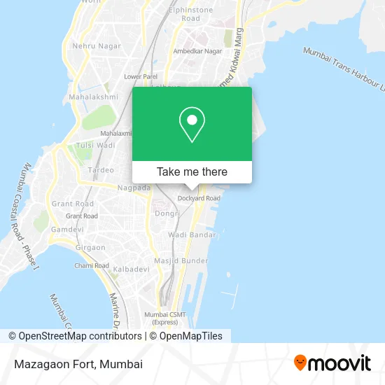 Mazagaon Fort map