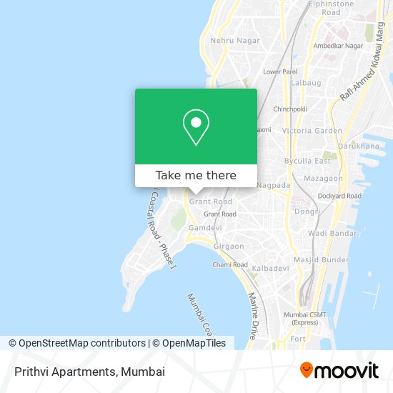 Prithvi Apartments map