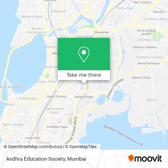 Andhra Education Society map