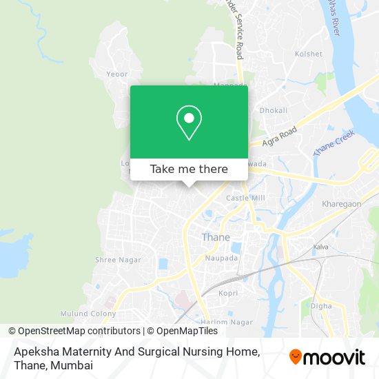 Apeksha Maternity And Surgical Nursing Home, Thane map