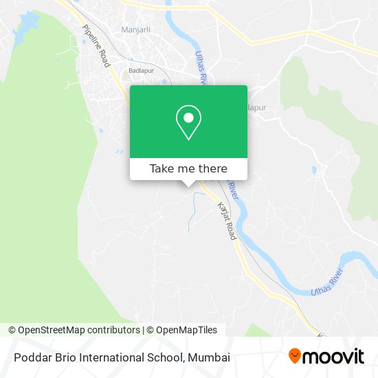 Poddar Brio International School map