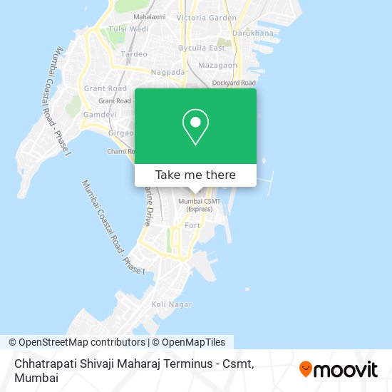 Chhatrapati Shivaji Maharaj Terminus - Csmt map