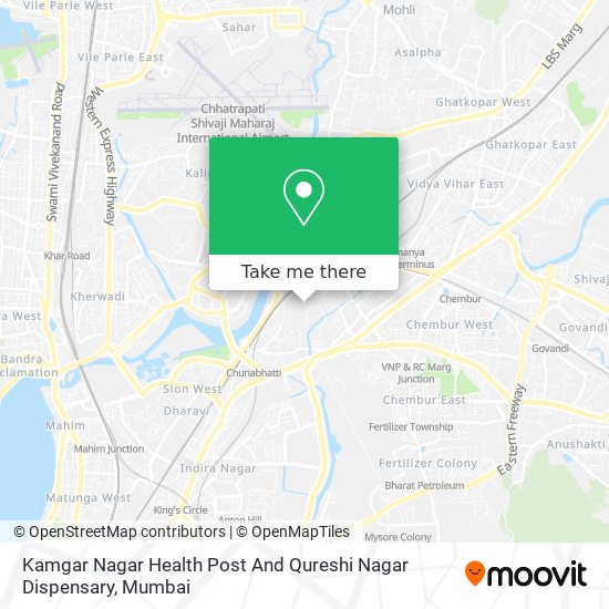 Kamgar Nagar Health Post And Qureshi Nagar Dispensary map