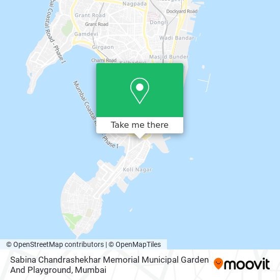 Sabina Chandrashekhar Memorial Municipal Garden And Playground map