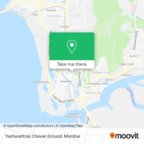 Yashwantrao Chavan Ground map