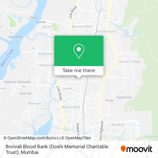 Borivali Blood Bank (Doshi Memorial Charitable Trust) map