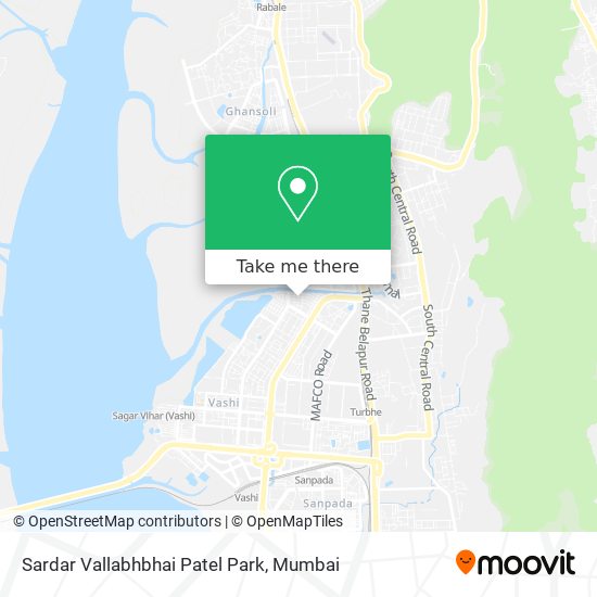 Sardar Vallabhbhai Patel Park map