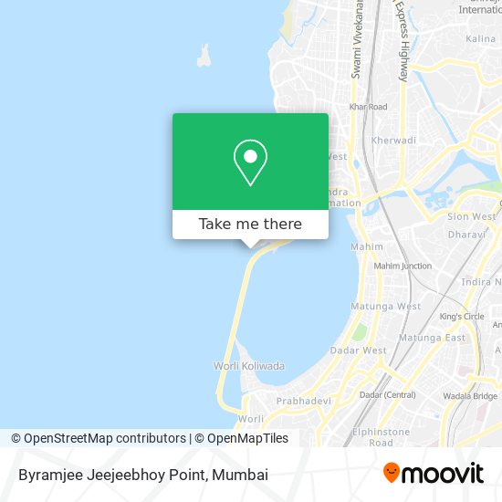 Byramjee Jeejeebhoy Point map
