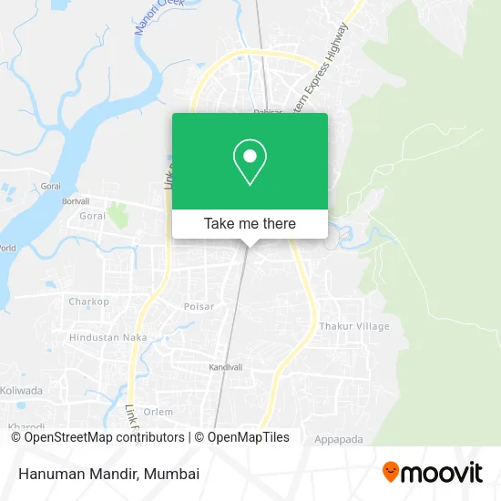 Hanuman Mandir map