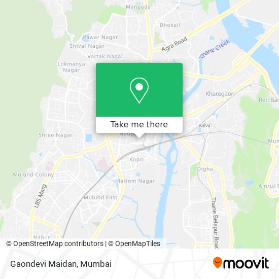 Gaondevi Maidan map