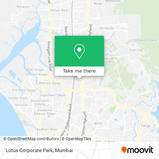 Lotus Corporate Park map