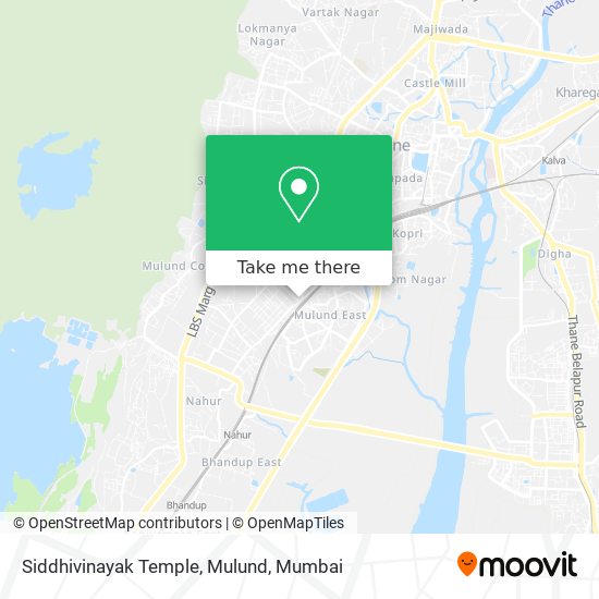 Siddhivinayak Temple, Mulund map