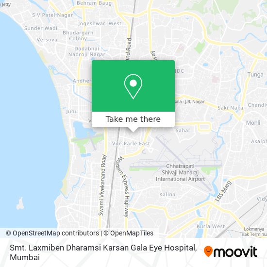 Smt. Laxmiben Dharamsi Karsan Gala Eye Hospital map