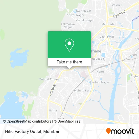 Nike Factory Outlet map