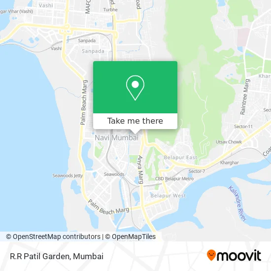 R.R Patil Garden map