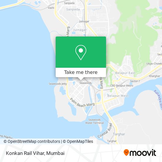 Konkan Rail Vihar map