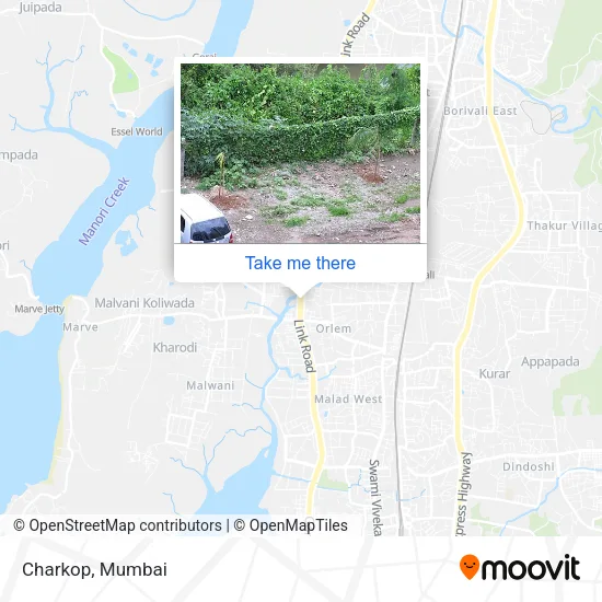 Charkop map