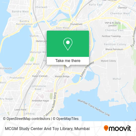 MCGM Study Center And Toy Library map