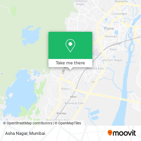 Asha Nagar map