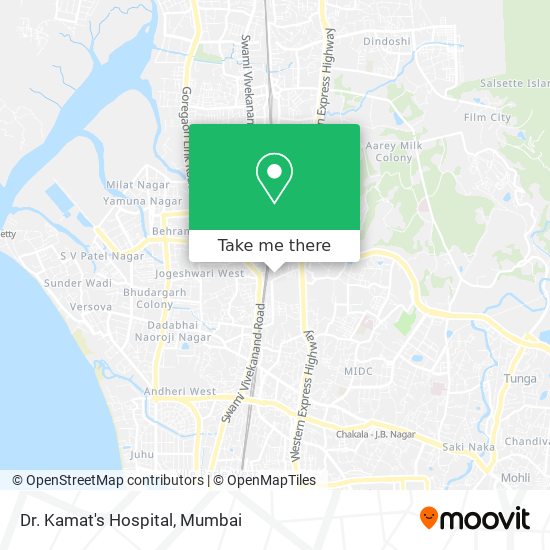 Dr. Kamat's Hospital map