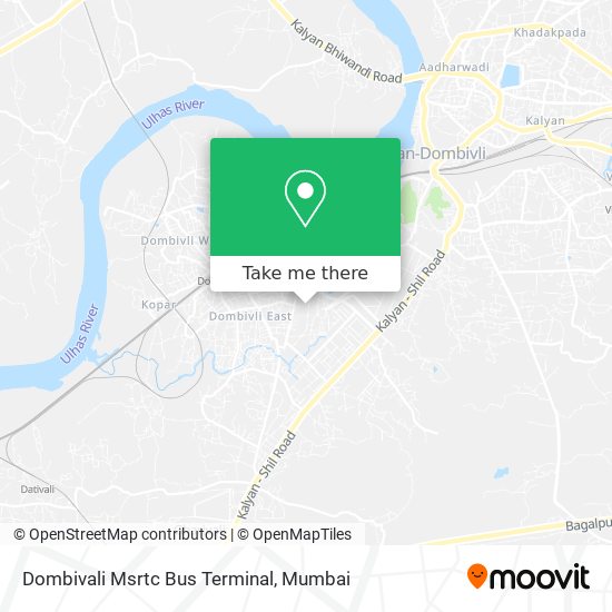 Dombivali Msrtc Bus Terminal map