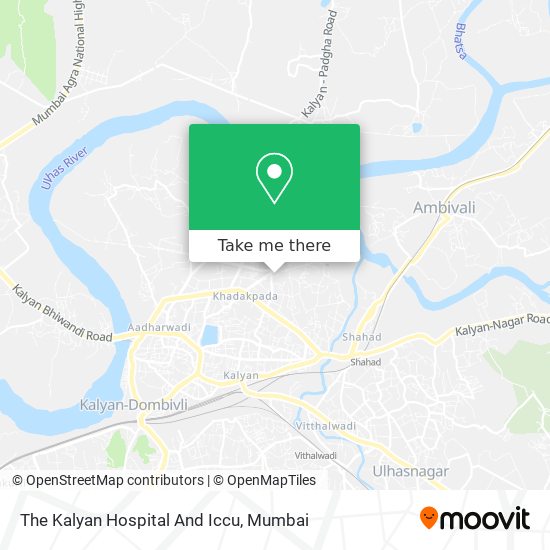 The Kalyan Hospital And Iccu map