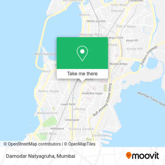 Damodar Natyagruha map